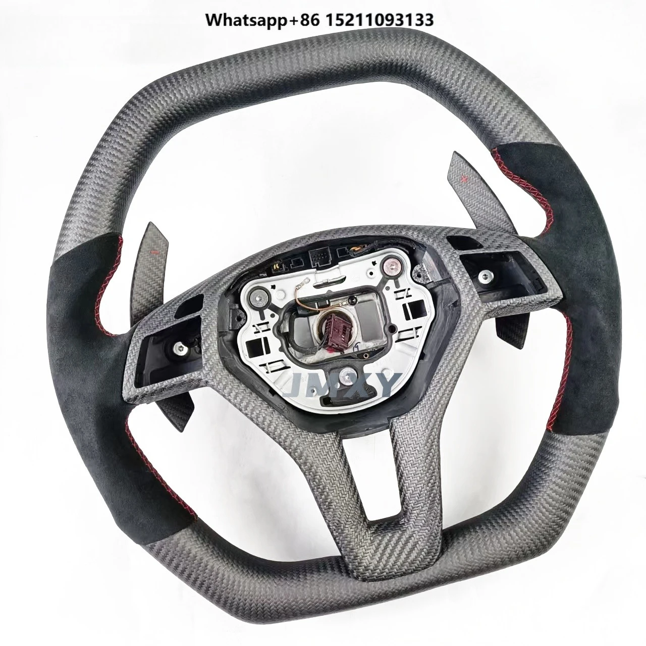 For Carbon Fiber Steering Wheel Sport Design Style W212 W218 W207 W204 C63
