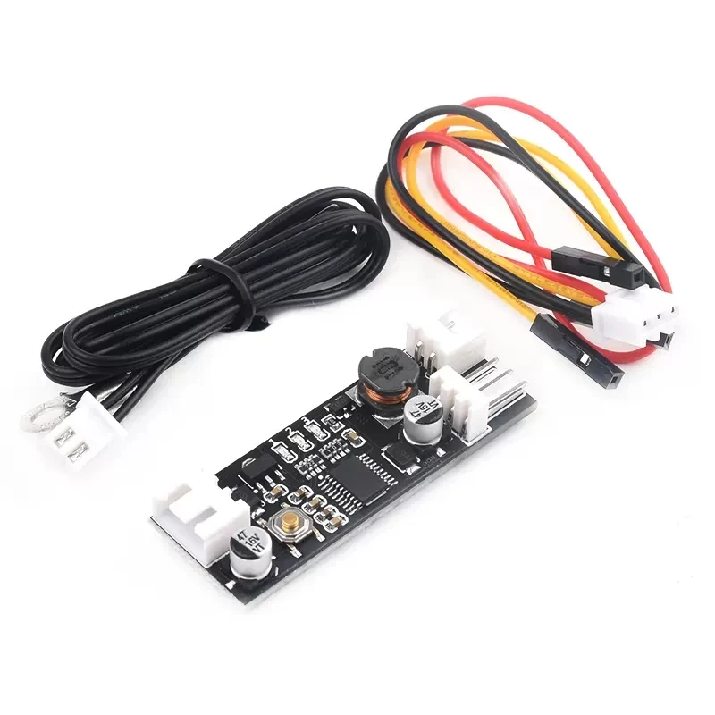 12V 0.8A DC PWM 2-3 Single Wire Fan Temperature Control Speed Controller Chassis Computer Noise Reduction Module NTC B50K 3950