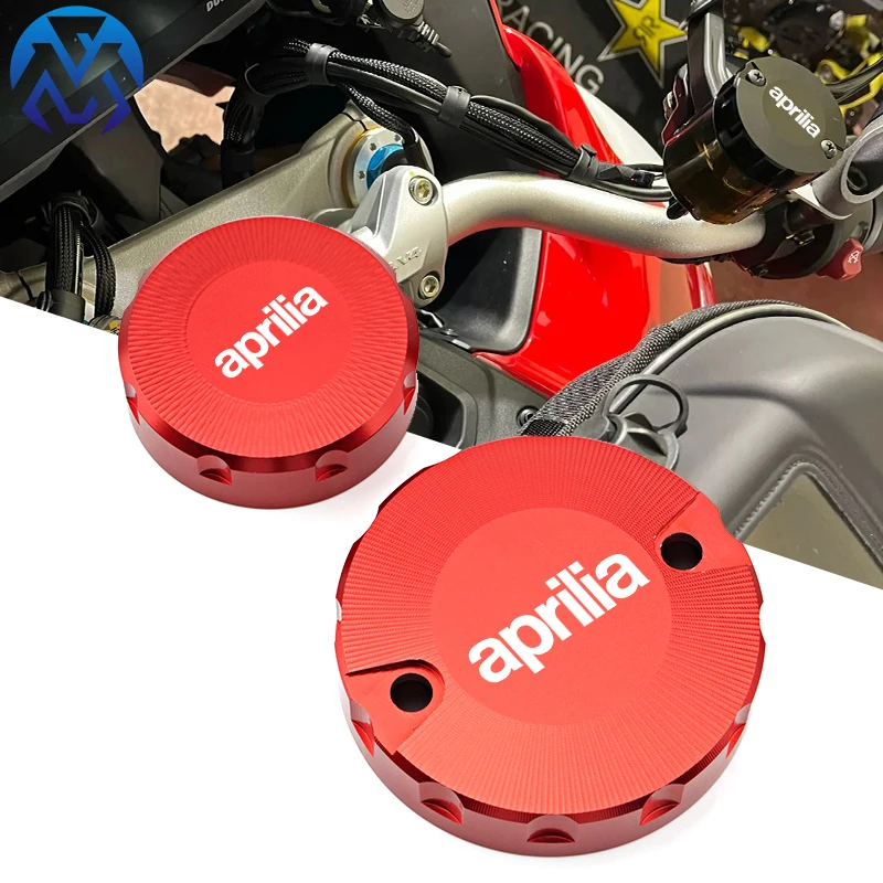 

For Aprilia RS660 RSV4 R/RR/RF RS 660 Tuono V4 1100 RSV 1000 Mille R Accessories Motorcycle CNC Rear Front Brake Fluid Covers