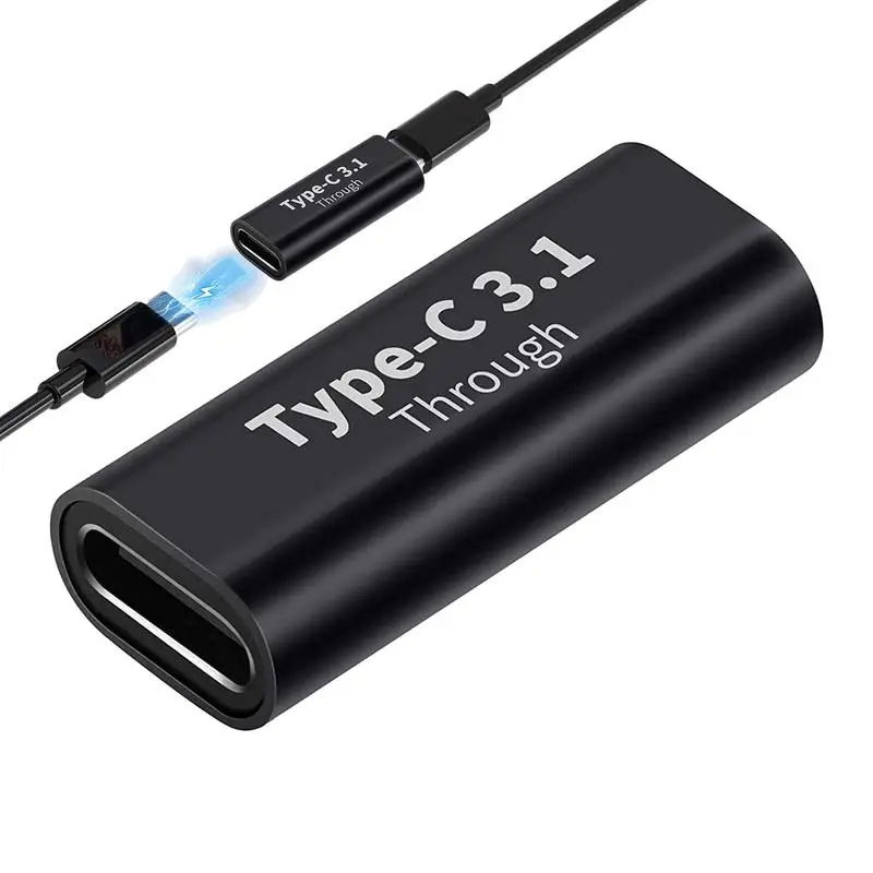 携帯電話およびタブレット用のUSBType-Cアダプター,高速充電,タイプC延長ケーブル,10gbbps