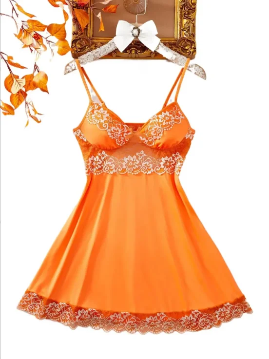 red lace night dress Best You Ever Had Sleep Gown - cold water Use pH Lace See Through Robe Red,