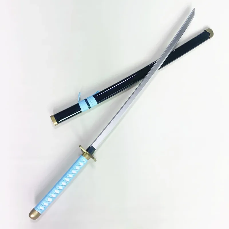 40 Zoll Anime Bleach Schwert Ninja-Klinge Messer Aizen Sousuke Cosplay Requisiten-Schwert Originalgetreues Japanisches Katana Samurai-Säbel Spielzeug Geschenk – Detail 8