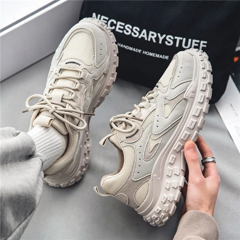 

Luxury Men Sneaker Light Breathable Mesh Sport Shoes Shock Absorption Running Shoes Trend Basket Trainers Tenis Masculino