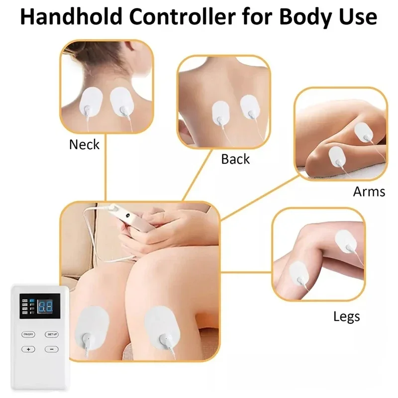 Electric Folding Foot Massage Machine EMS Sole Massager Acupuncture Low Frequency Pulse Physiotherapy Home Meridian Dredging