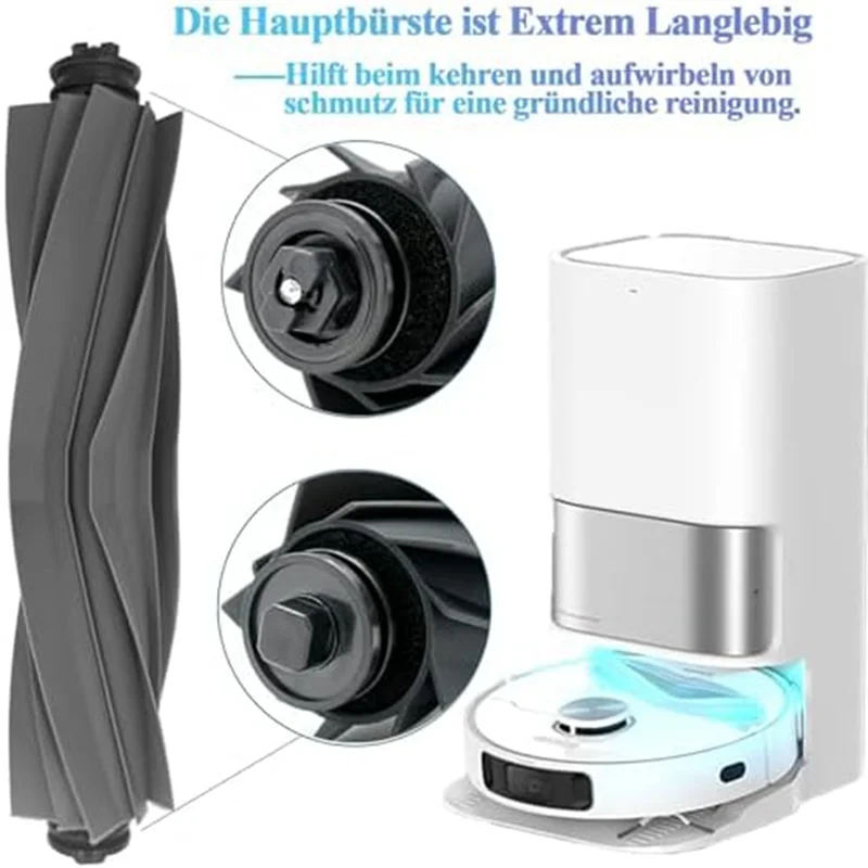 A20M Hauptbürsten, HEPA-Filter, Staubbeutel Ersatz Ersatzteile für Dreame L10 Ultra /L10S Ultra Roboterstaubsauger
