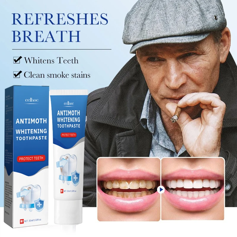 Fast Remove Smoke Stains Toothpaste Remove Plaque Stains Oral Hygiene Cleaning Fresh Breath Teeth Whiten Tools Oral Health Care