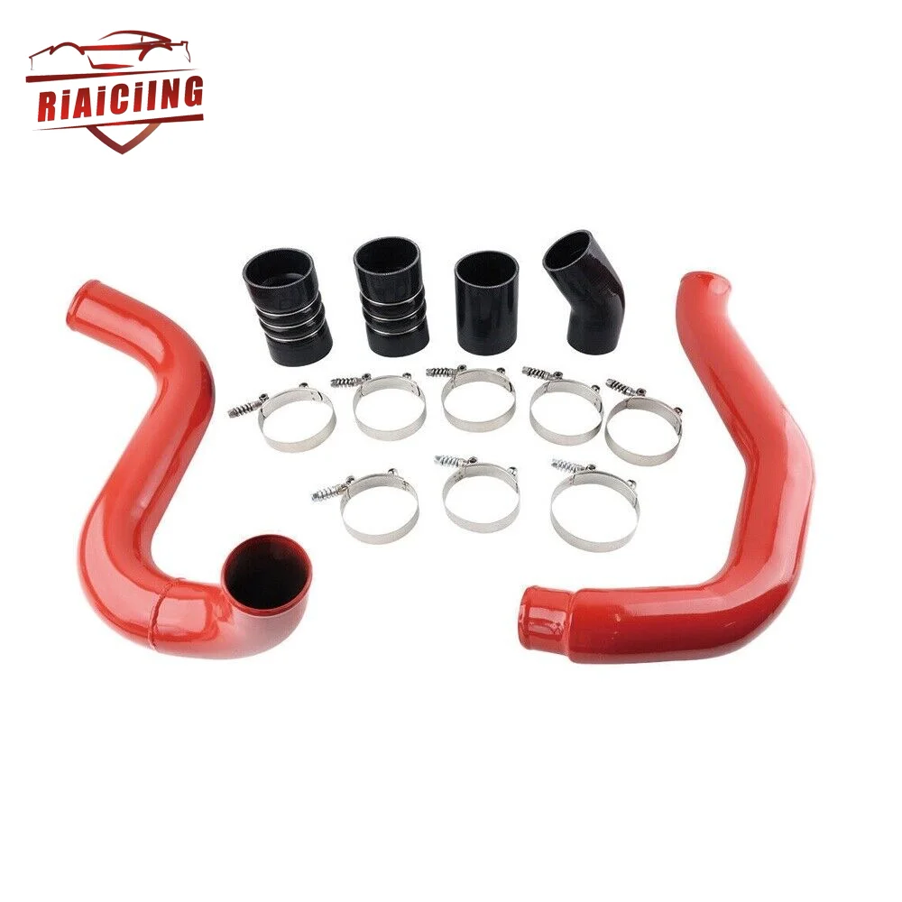 

Red Racing Car Turbo Intercooler Pipe For Ford F250 F350 6.0L Powerstroke Diesel 03-07 Engine Parts Cooling System