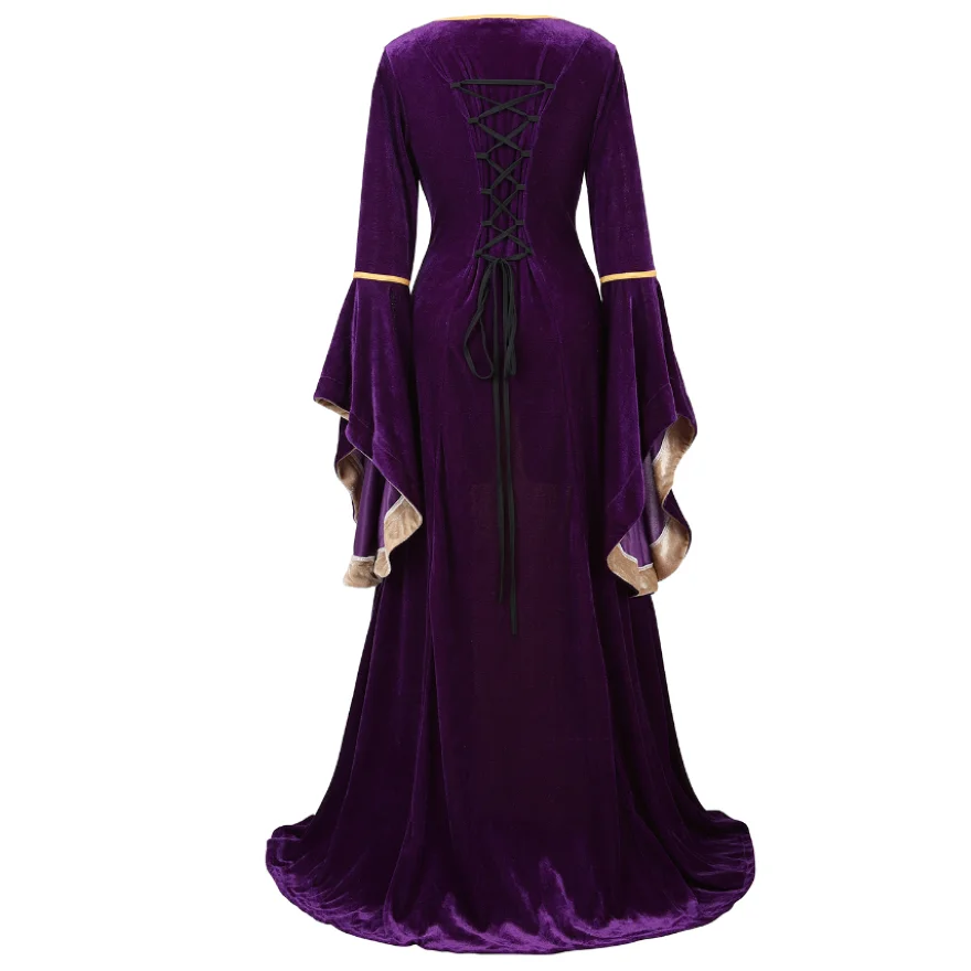 Europäische mittelalter liche Königin Prinzessin Hochzeits feier formelles Kleid Halloween Frauen Karneval Hof edlen Palast Cosplay Kostüm – Detail 9