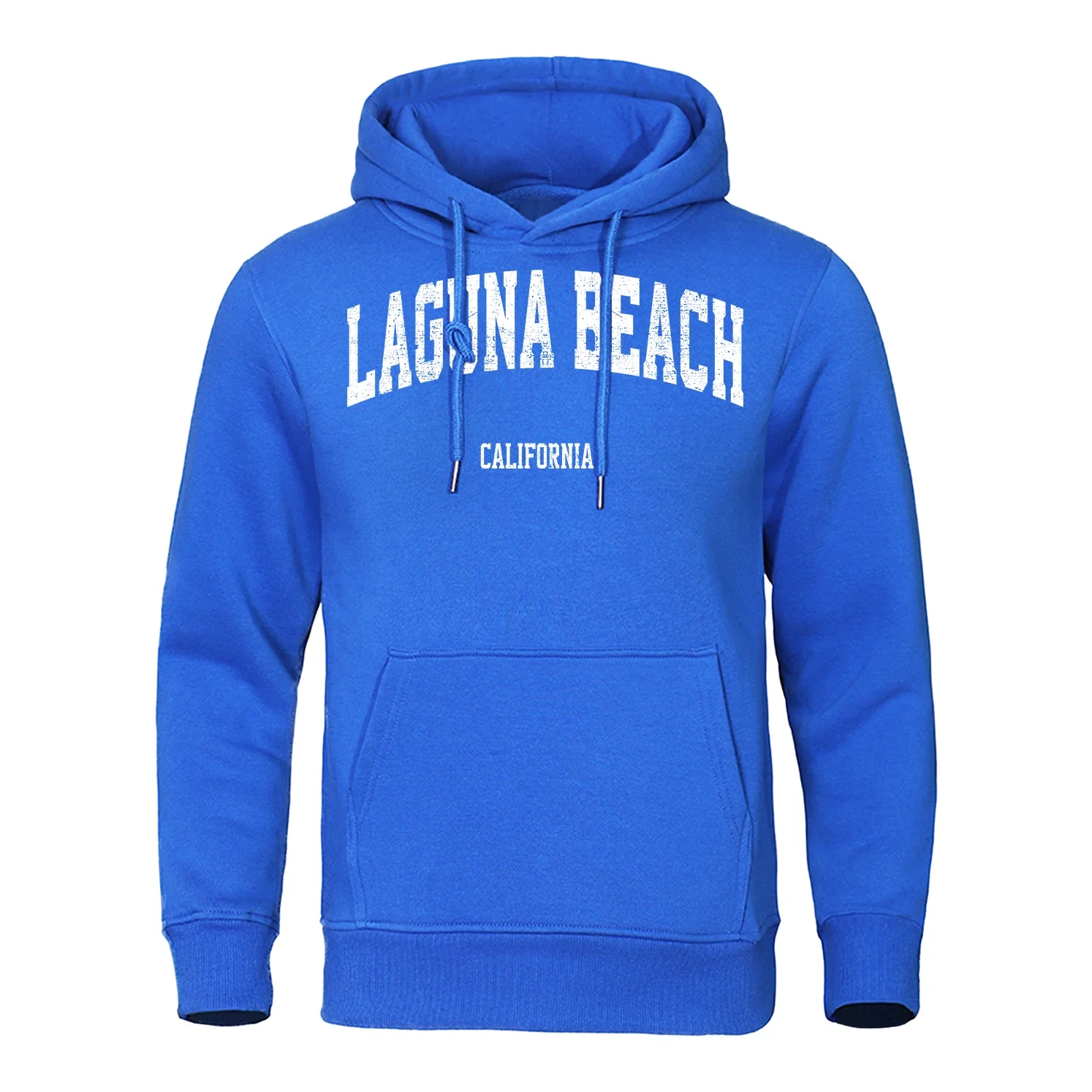 Laguna Beeaach California Printing Sweatshirt Mens Hip Hop Pullover Hoodie Oversized Loose Sportswears Casual Fleece Hoody Male