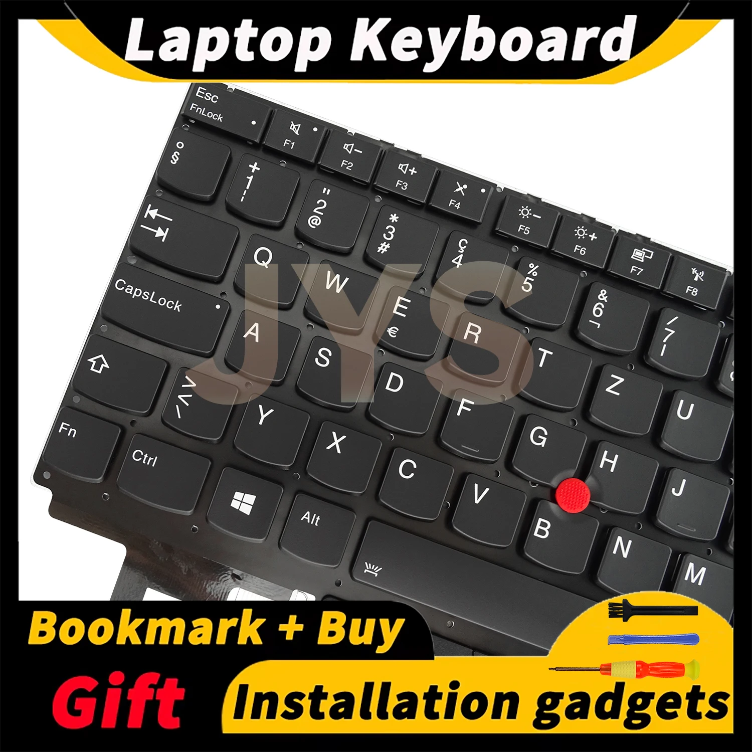 

Laptop keyboard with backlit Swiss layout keyboards internal For Lenovo ThinkPad E14 Gen1/R14 Gen1/S3 Gen1 black