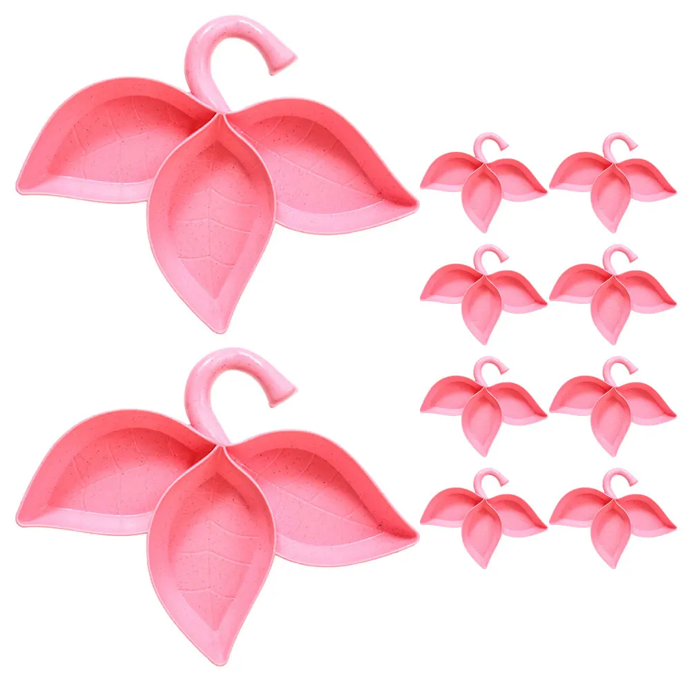 

10Pcs Pink Plastic Watercolor Paint Set Multi-functional Mixer Trays for Kids Artists Painting Supplies