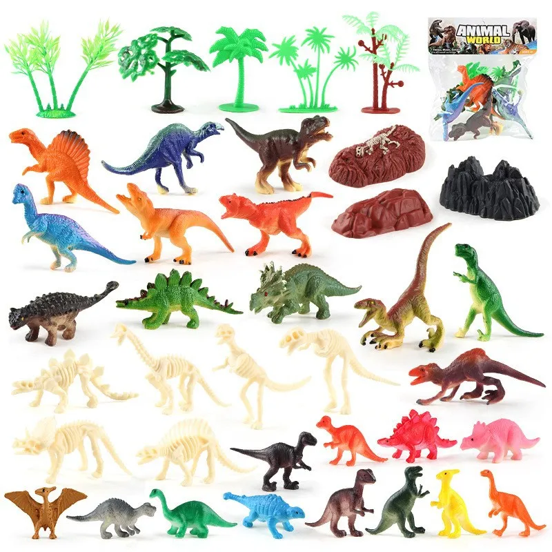 Simulation of Jurassic Dinosaur Series, Nail Dragon Small Dinosaur, Spinosaurus Suit Model, Desktop Decoration Ornaments