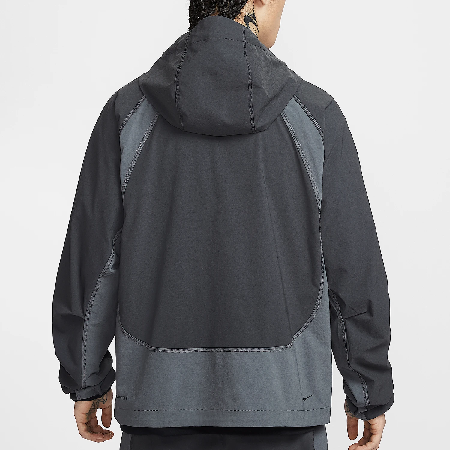 Nike Authentic Spring Style Men's Hooded Patchwork Mesh Jacket IU7497-060