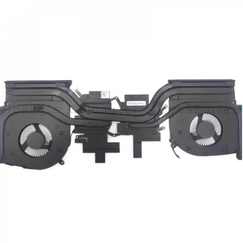 S+Original New CPU GPU Cooling Fan Heatsink 04515Y 4515Y AT2KG001FAL For Dell Alienware M17 R2 N18E Laptop Replacement