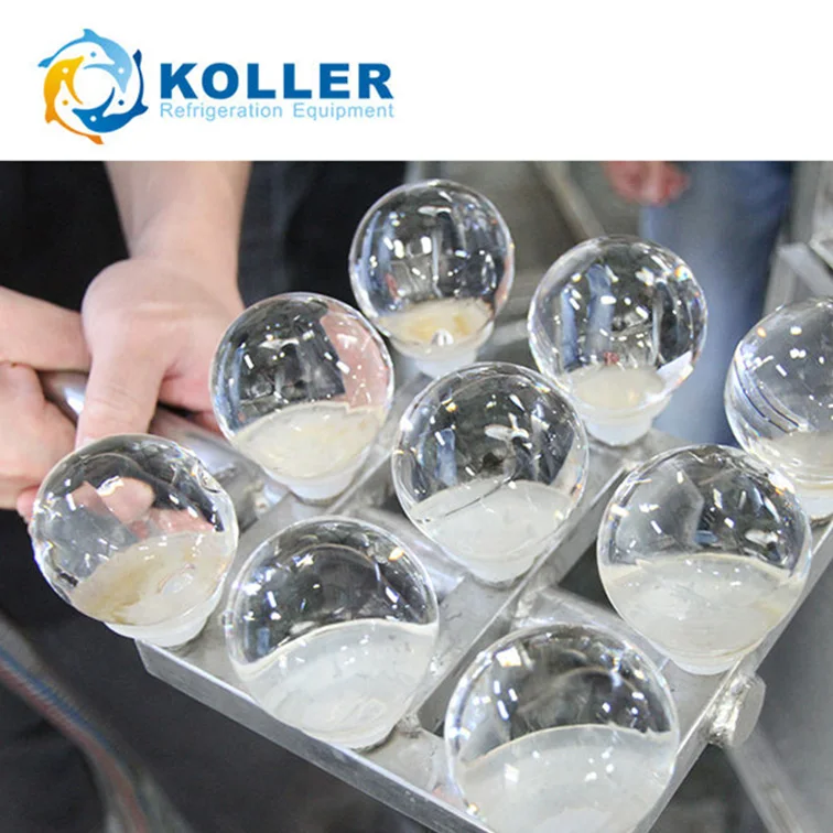 Hot Sales Most Beautiful Sphere Ice & Ice Machine Making Transparent Ice Ball QB10