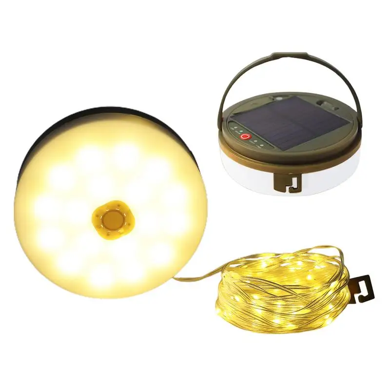 

Camping String Lights Multi-Mode Solar LED Lights Outdoor Camping LED Light Portable Lights For Yards RVs Hiking