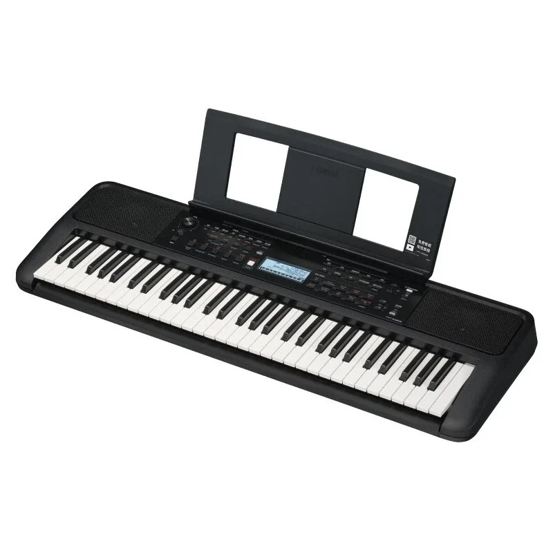 Keyboard with 61 keys English panel black Psr-E383
