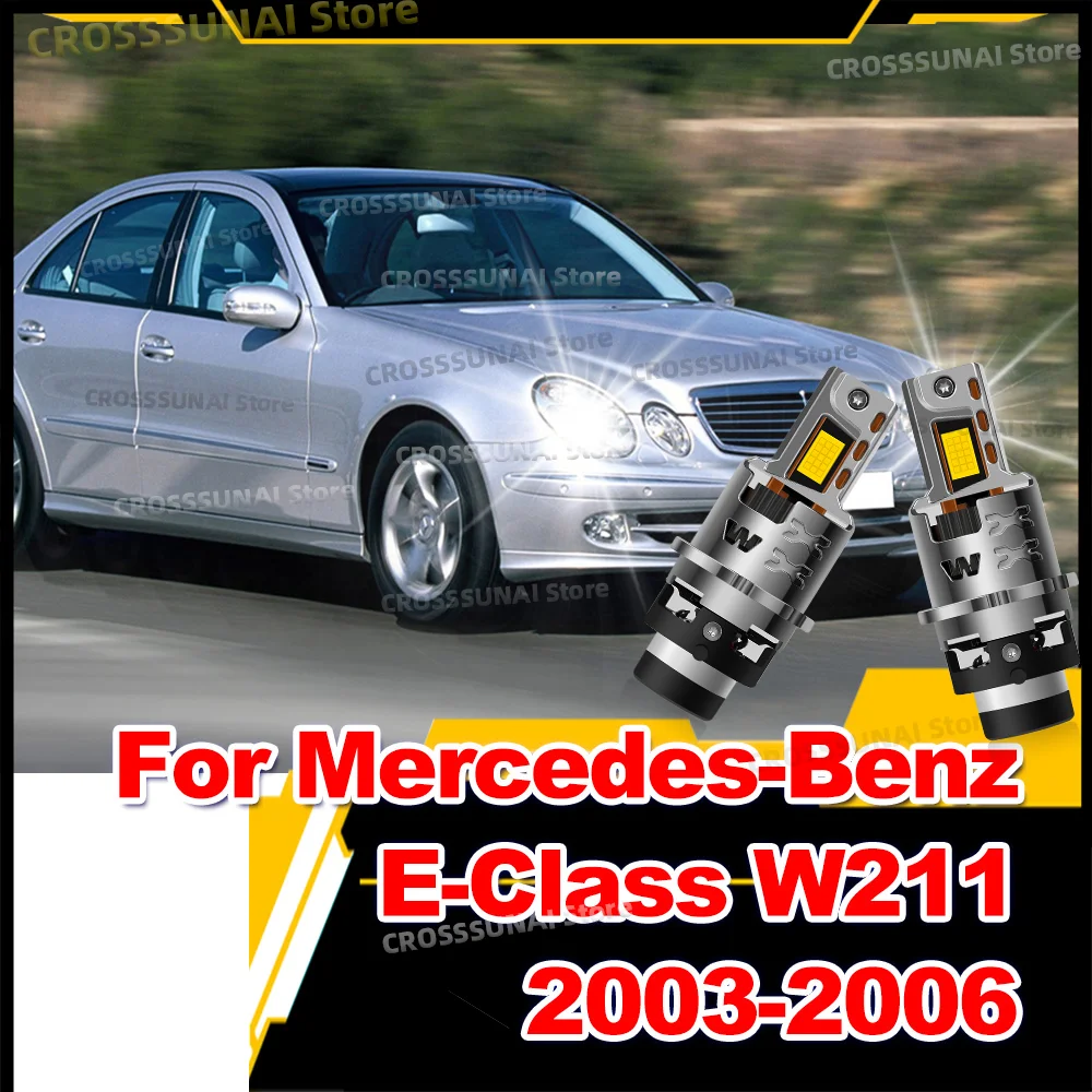 

Светодиодные фары Canbus 50000LM, автоматические лампы HID 6000K для Mercedes Benz E Class W211 2003 2004 2005 2006