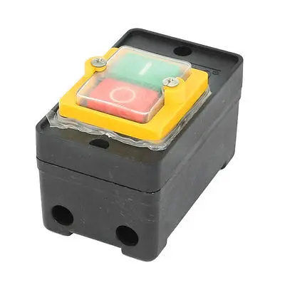 AC 380V 5A NO OFF 2 Position Rectangle Power Push Button Switch