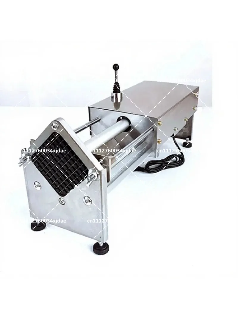 Adjustable 8-15mm Vegetable Slicer Potato Chip Cutter Stainless Steel Blade 110V 220V