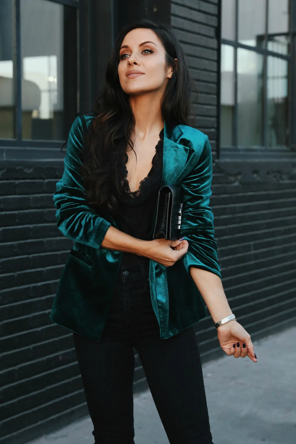 Women Blazers Coats Solid Suits Jackets Velvet Pocket Notched Collar Long Sleeves Single Breasted Slim Fit Casual 2025 Autumn
