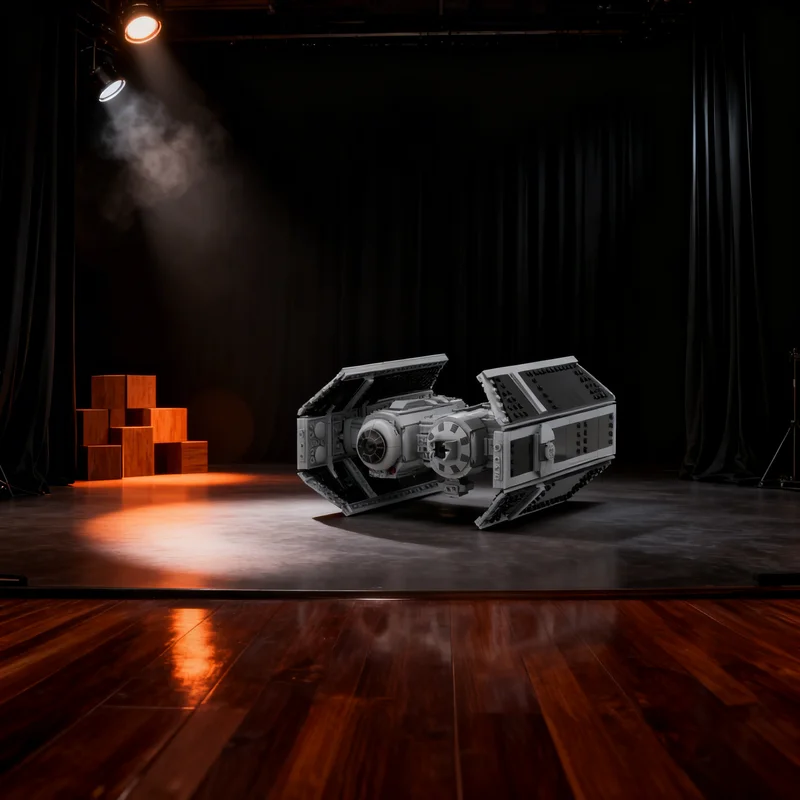 

1250 деталей MOC: Конструктор «Звездный бомбардировщик TIE» – креативный подарок для сборки, декор для дома и офиса, премиум-класс для взрослых и детей