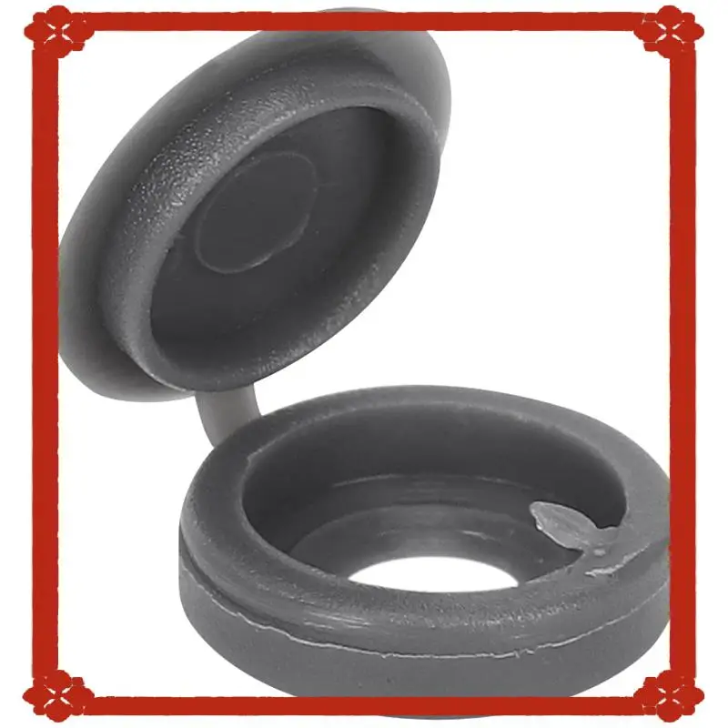 تسليم 24 ساعة 200 قطعة غطاء برغي البلاستيك يتوقف المسمار رئيس يغطي غطاء المسمار قبعات المفاجئة على ديكور