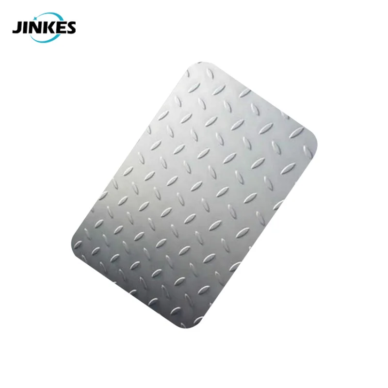 Custom. checkered embossed stainless steel sheet lentils flower stainless steel plate anti-slip sheet for decoration