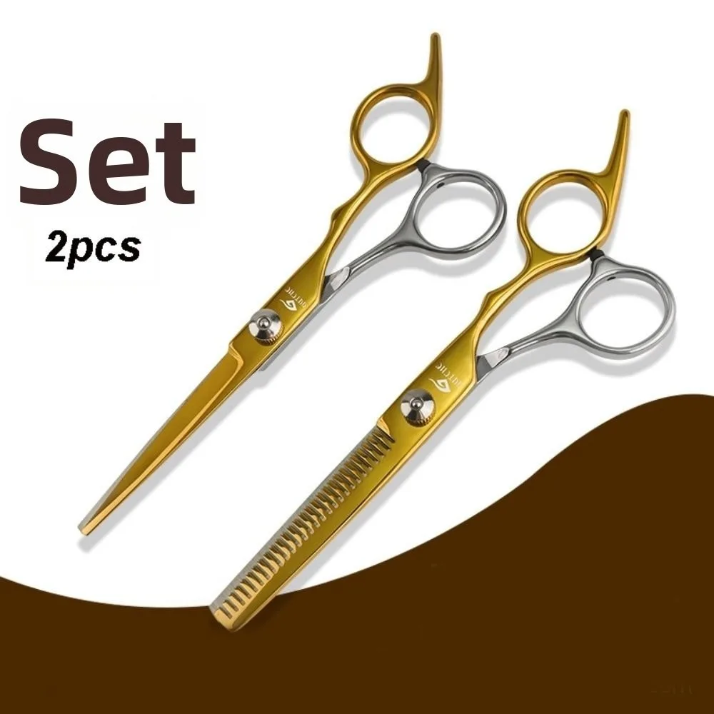 Hot Professional Hair Cutting Tool Hair Cutting Stainless Steel Hair Scissors Ultra-thin Scissors at Home