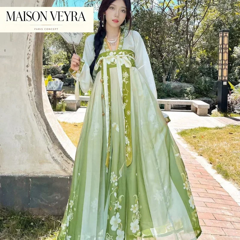 Chinese Style Elegant Hanfu Dress Set Cosplay Fairy Costume Tang Dress Dynasty Traditional Women Vintage Princess Dance Robes