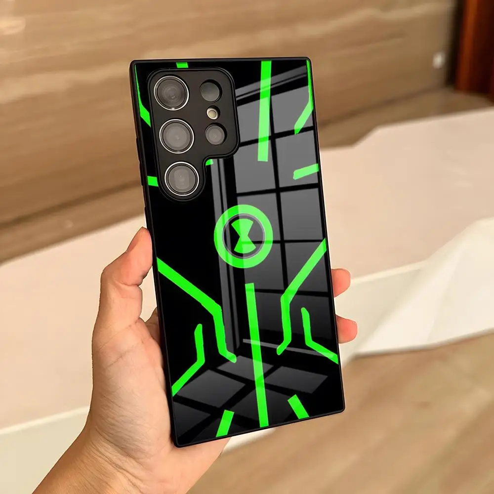 GT Cartoon Ben 10 Phone Case For Samsung S26 S25 Ultra S24 S22 S23 S20 Fe S21 Plus A54 A34 A16 A53 A14 Glass Cover