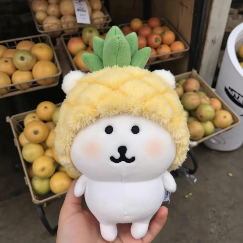 

For Self-Mocking Bear Pineapple Style 13cm Cute And Fashionable Baby Clothes With Only Plush Head Cover And Creative Accessories