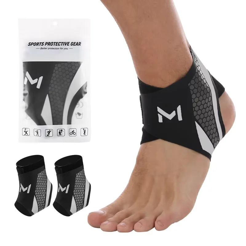 1/2Pcs Professional Y-Type Ankle Brace - High Elastic Bidirectional Compression Anti-Sprain Guard for Basketball Sports