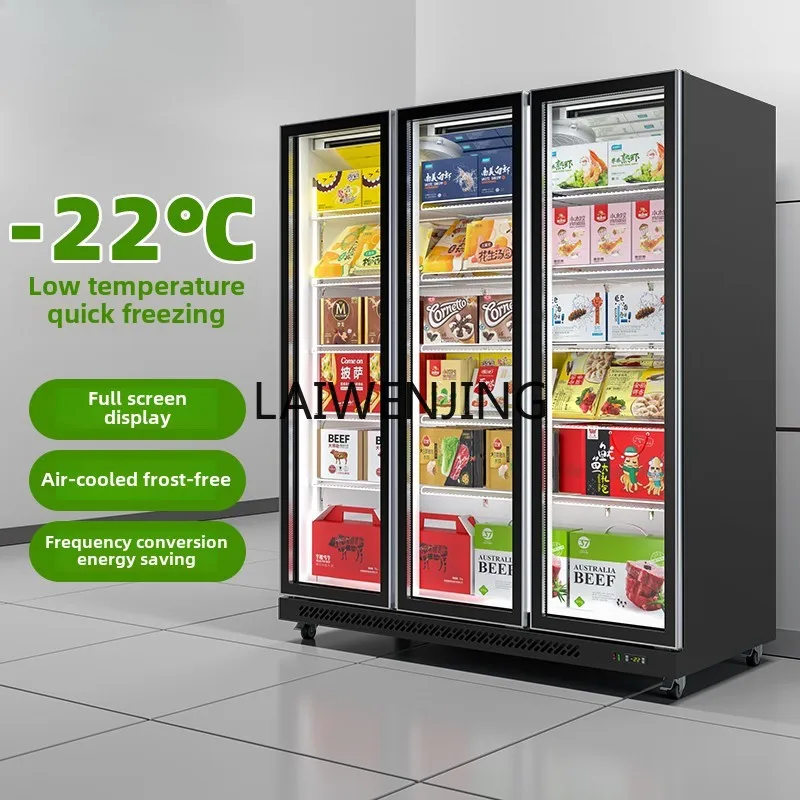 

MJY Commercial Freezer Supermarket Refrigerator Ice Cream Frozen Products Low Temperature Air Cooled Vertical Freezer