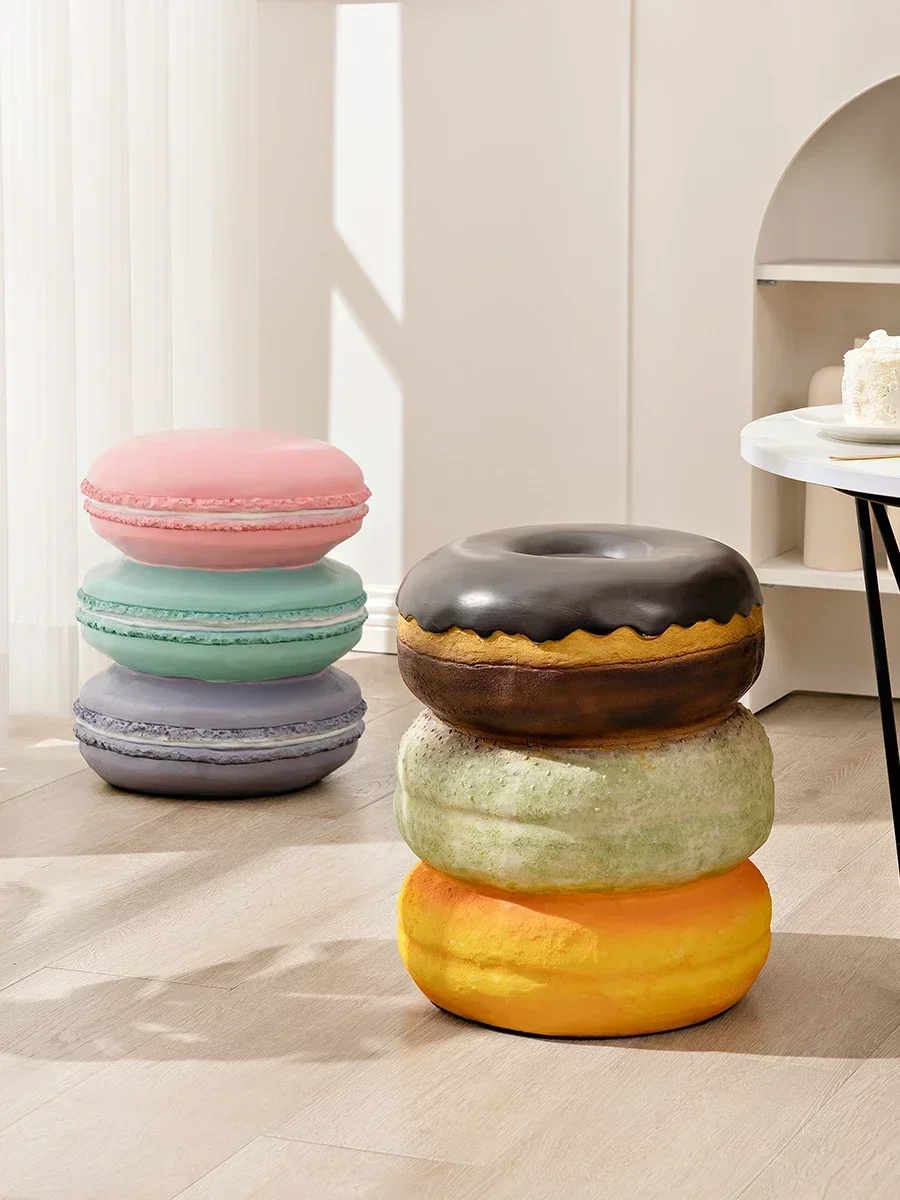 

Low stool pineapple pineapple food modeling household dining stool resin decorative ornament shoe changing stool Hot sales