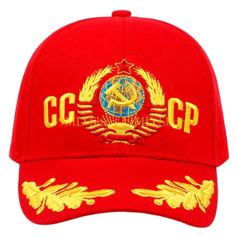 49MD Unique Russian Cyrillic Embroidered Baseball Cap Soft Cotton For Street