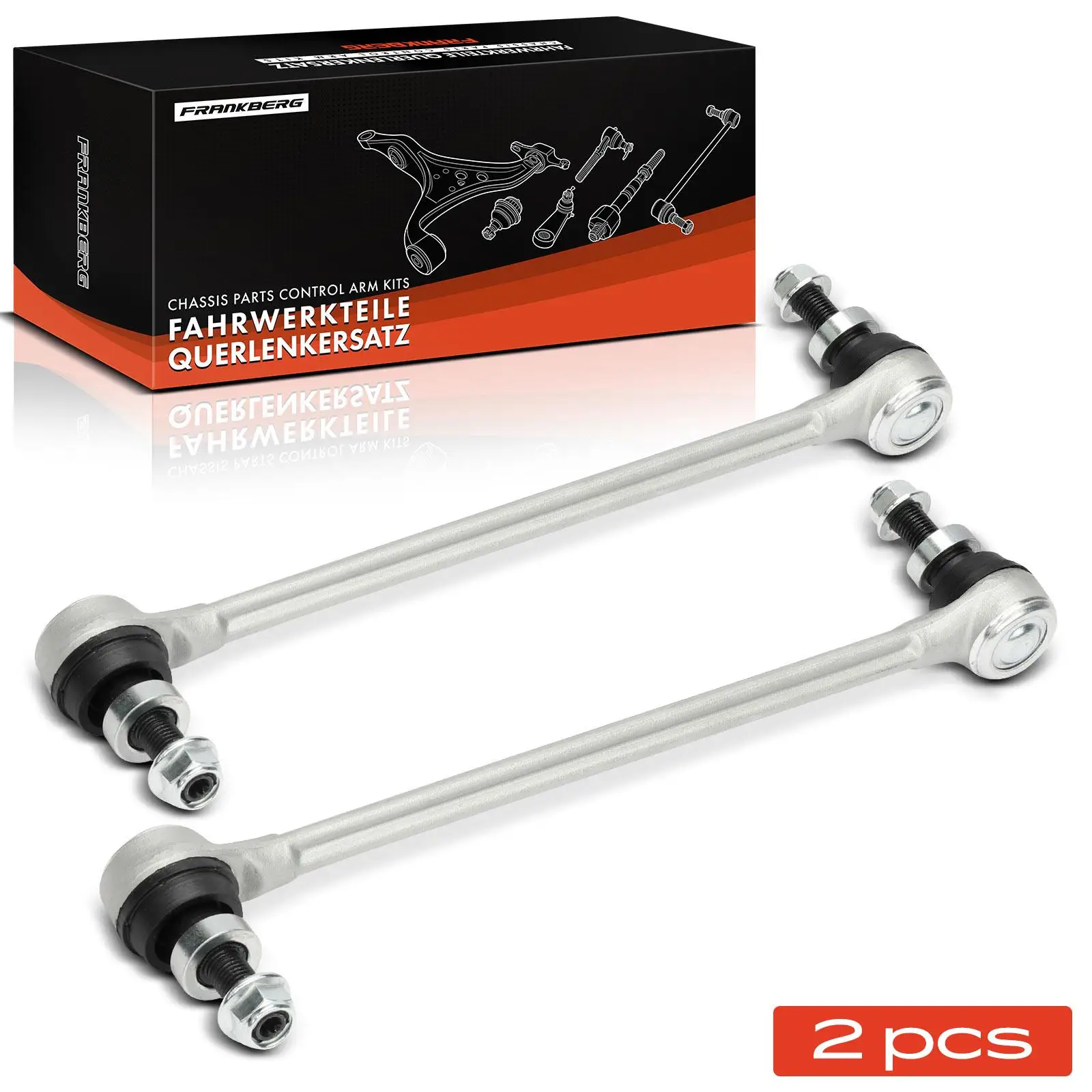 Frankberg 2x Barre de couplage essieu avant gauche droite pour Ford B-Max Ecosport Fiesta VI Van VII KA + Puma Tourneo Courier 1905043