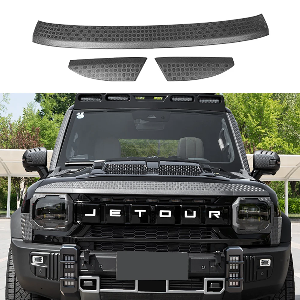 

Car Front Hood Sand For Chery Jetour Traveler T2 2023 2024 Gravel Cover Off-road 4x4 Body Kit Modification Accessories