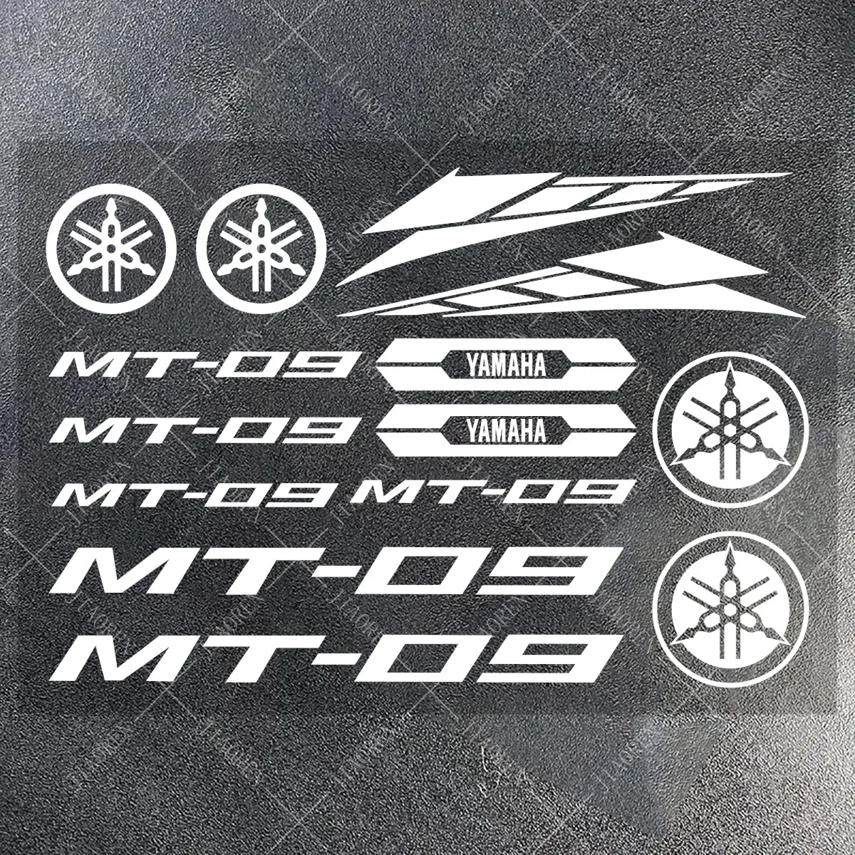 For Yamaha Sticker MT09 Logo Motorcycle Tank Decal Vinyl Waterproof Kit MT09 2021 2022 2023 2024