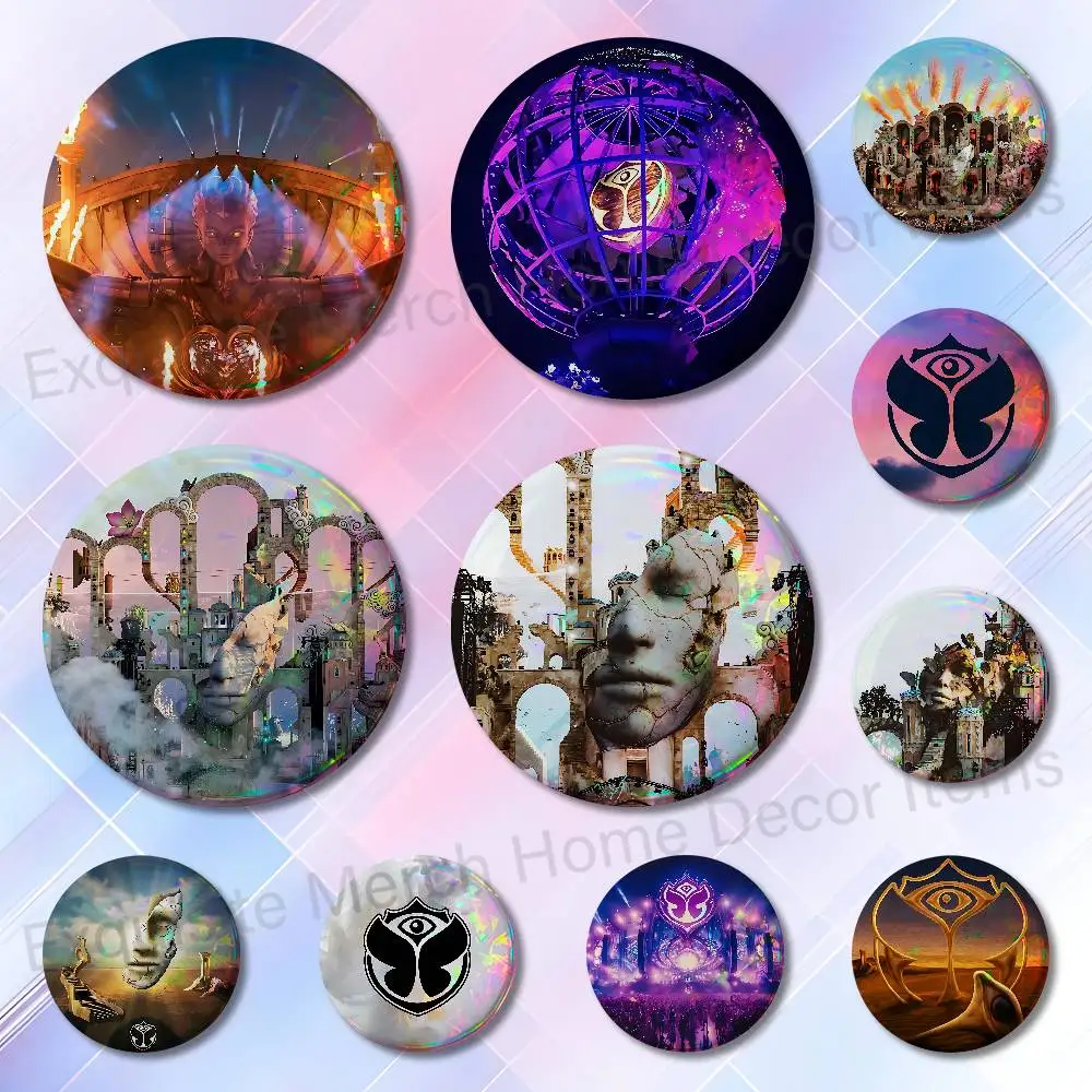 T-Tomorrowlands Artist Alley Fan-made Merch Custom Badges 75mm 44mm 25mm 32mm 58mm Collect Gifts Large