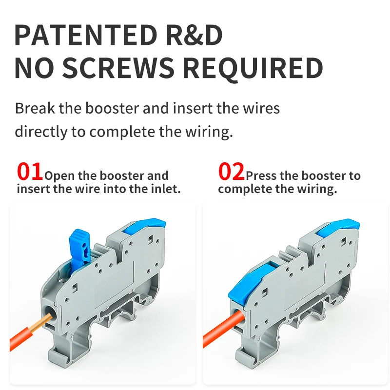 6 مللي متر DIN السكك الحديدية كتل طرفية ربط مجاني المدمجة سريعة رافعة الأسلاك موصل الربيع كابل اتصال محطة الصحافة 32A 450 فولت #4