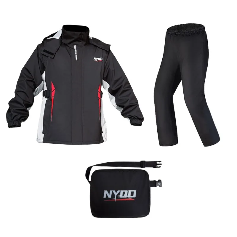 Motorcycle Raincoat Set Unisex Split Full Body Rainproof Rainproof Pants Breathable Locomotive Riding Rainproof Clothing