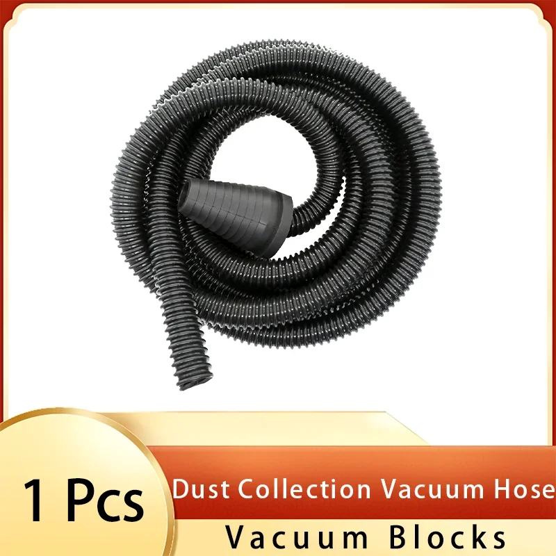 

4M Dust Collection Vacuum Hose and Fittings Premium Power Tool Dust Hose with Vacuum Attachments for Vacuum Blocks with Adapter