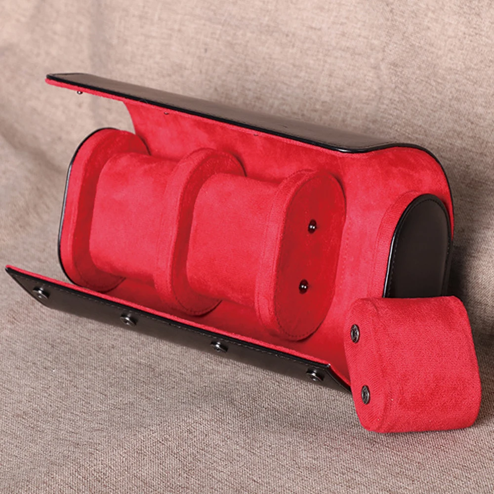 Premium Pu Leather Travel Watch Storage Pouch Case For Men And Women_voghion.com