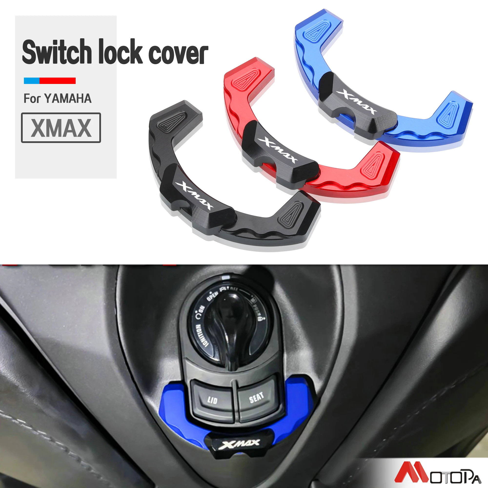 

Для Yamaha XMAX300 XMAX250 XMAX400 XMAX125 X MAX XMAX Аксессуары для мотоцикла XMAX 300 Электрический дверной замок декоративная крышка