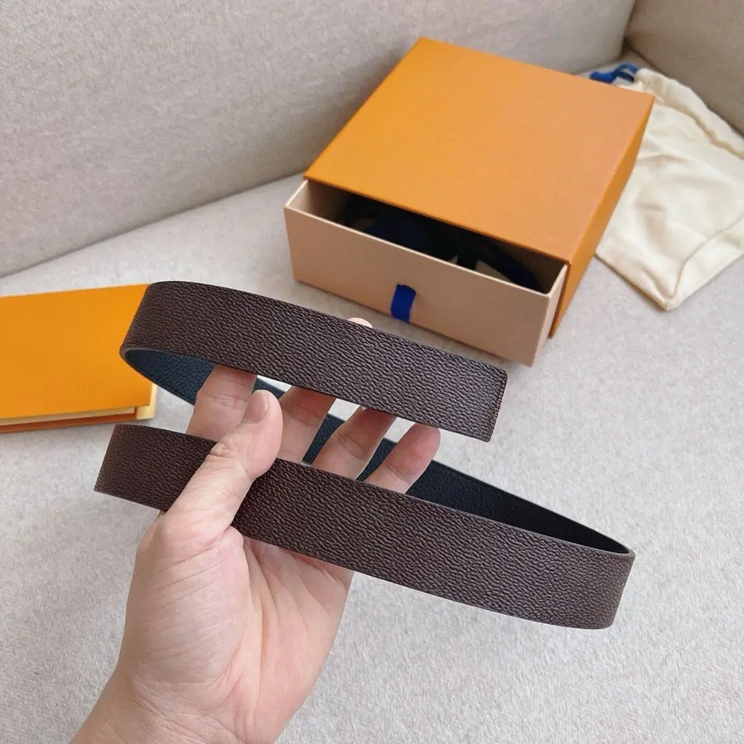 Unisex Genuine Leather Replacement Belt Strap Without Buckle Multi-size Optional Double Face Leather Waistband for Casual Outfits