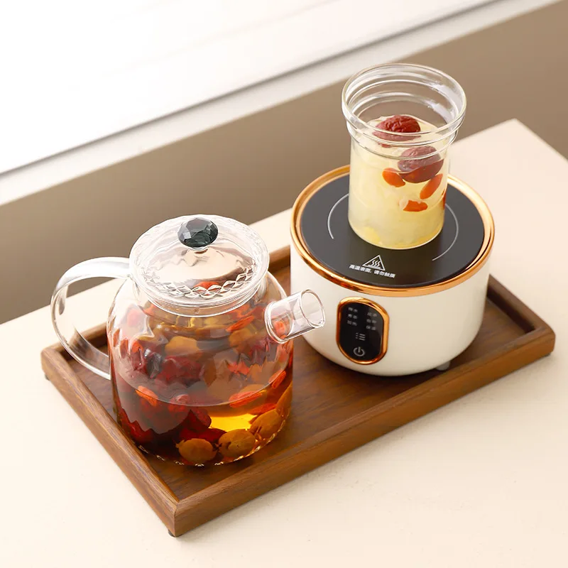 220 فولت موقد سيراميك كهربائي متعدد الوظائف مكتب الصحة الشاي موقد الزجاج الشاي صانع الماء المغلي موقد كهربائي السيارات الدفء