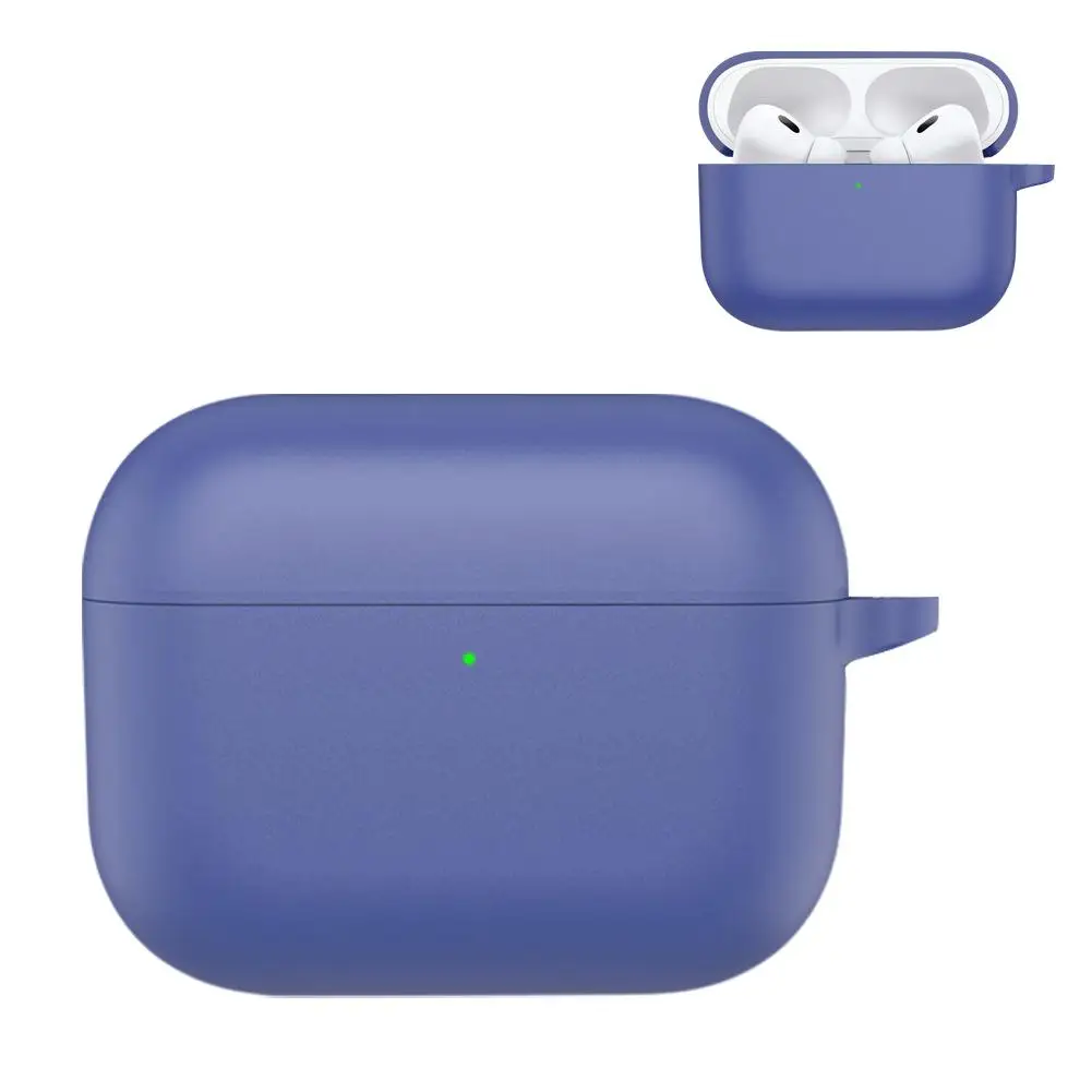 ل AirPods Pro 3 حافظة جلدية من السيليكون 2 مللي متر سميكة 360 كامل التفاف Traceless الغراء قابل للغسل المضادة للانزلاق للصدمات قالب الآلة الحقيقية