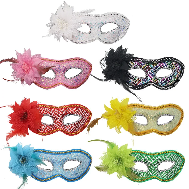 Mascarade carnaval fête demi-masques Cosplay Sexy paillettes yeux masque Cosplay bal accessoires discothèque masque Costume pour les femmes