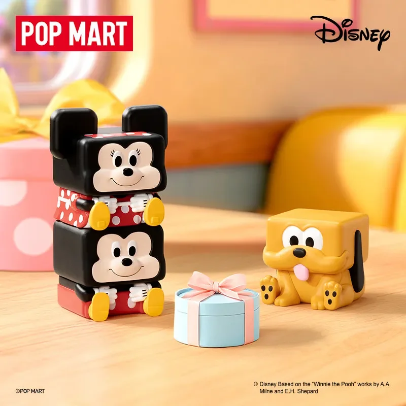 

POPMART Disney Classics POP CUBE-1 Series слепая коробка игрушки Kawaii аниме фигурка-сюрприз натуральная Mystery Box подарок для девочек